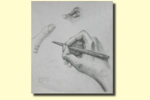 Tekenoefening  grafietpotlood